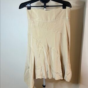 DKNY Cream Midi Skirt
